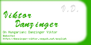 viktor danzinger business card